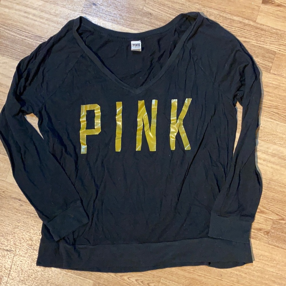 PINK Long sleeve tee sleepwear